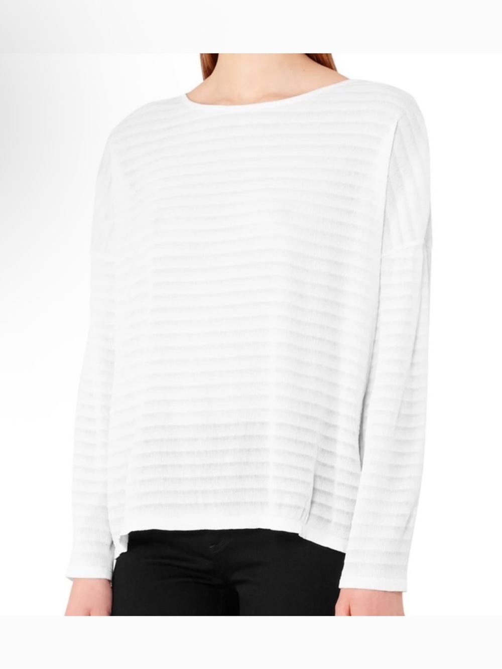 Reiss White Deanna Top Size Large